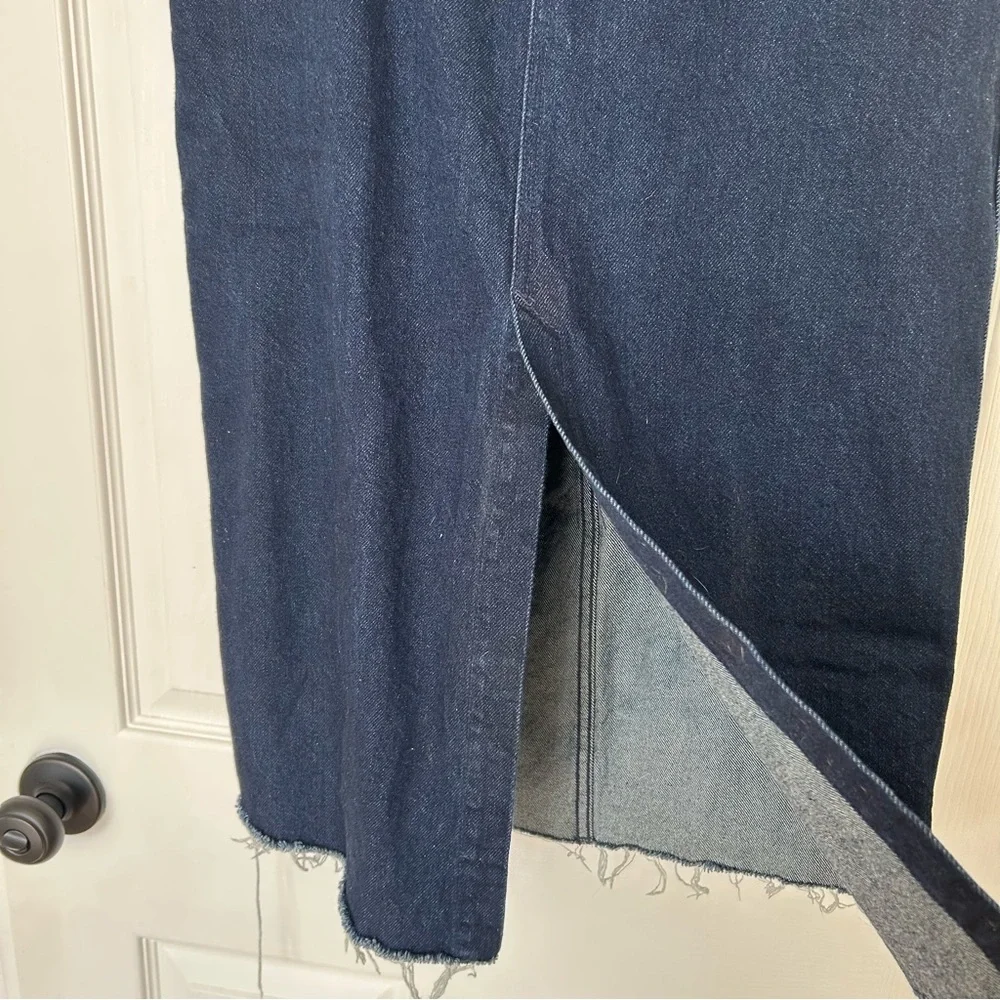 Free People Wilshire Denim Midi Skirt